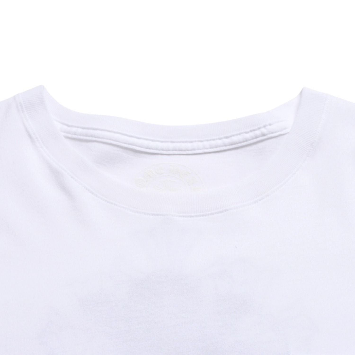 Chrome Hearts Cemetery Big Cross T-Shirt CH Scroll Label CH Logo White — view 2