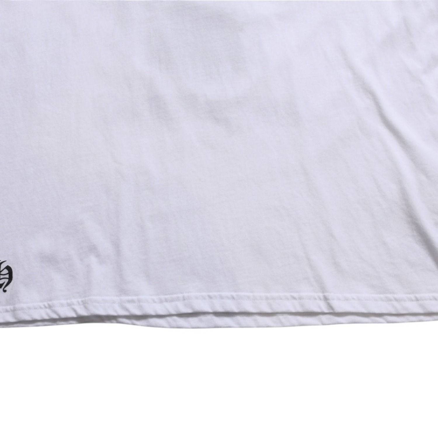 Chrome Hearts Cemetery Big Cross T-Shirt CH Scroll Label CH Logo White — view 6