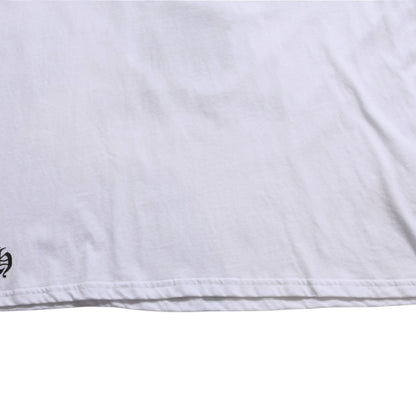 Chrome Hearts Cemetery Big Cross T-Shirt CH Scroll Label CH Logo White — view 6