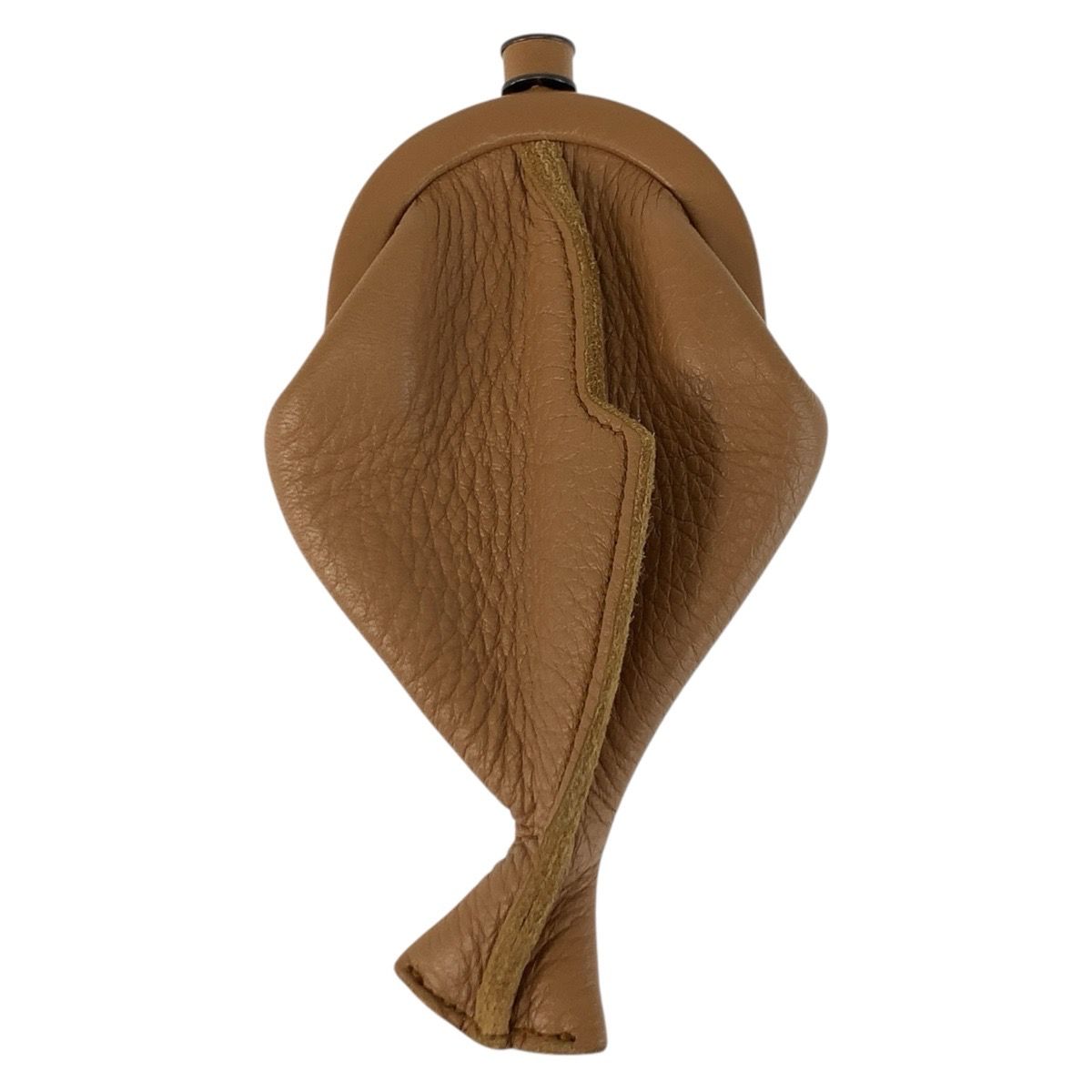 Bottega Veneta Fish Brown Leather Coin Purse