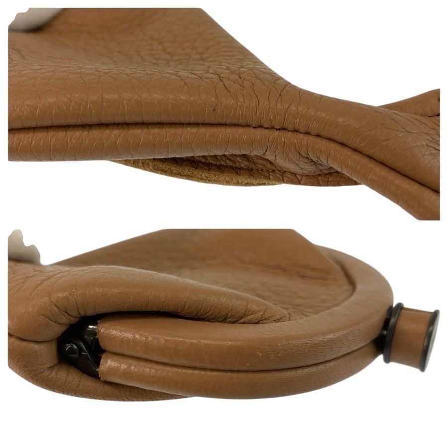 Bottega Veneta Fish Brown Leather Coin Purse — view 4