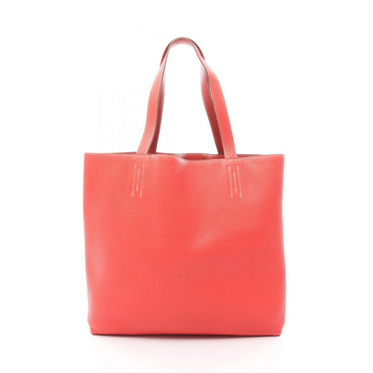 Hermes Tote Bag Double Sens 45 Bougainvillea le Juduse Leather — view 6