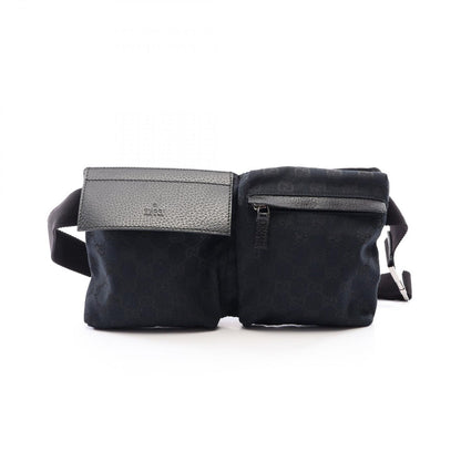 Gucci Waist Bag GG Canvas Black