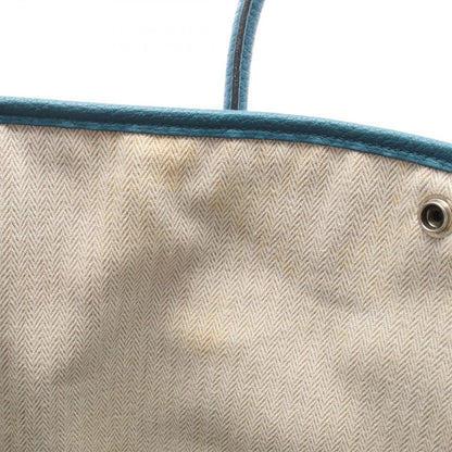 Hermes Tote Bag Garden Party PM Cobalt Leather — view 7
