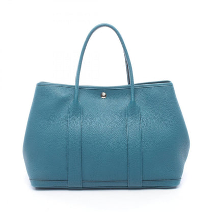 Hermes Tote Bag Garden Party PM Cobalt Leather