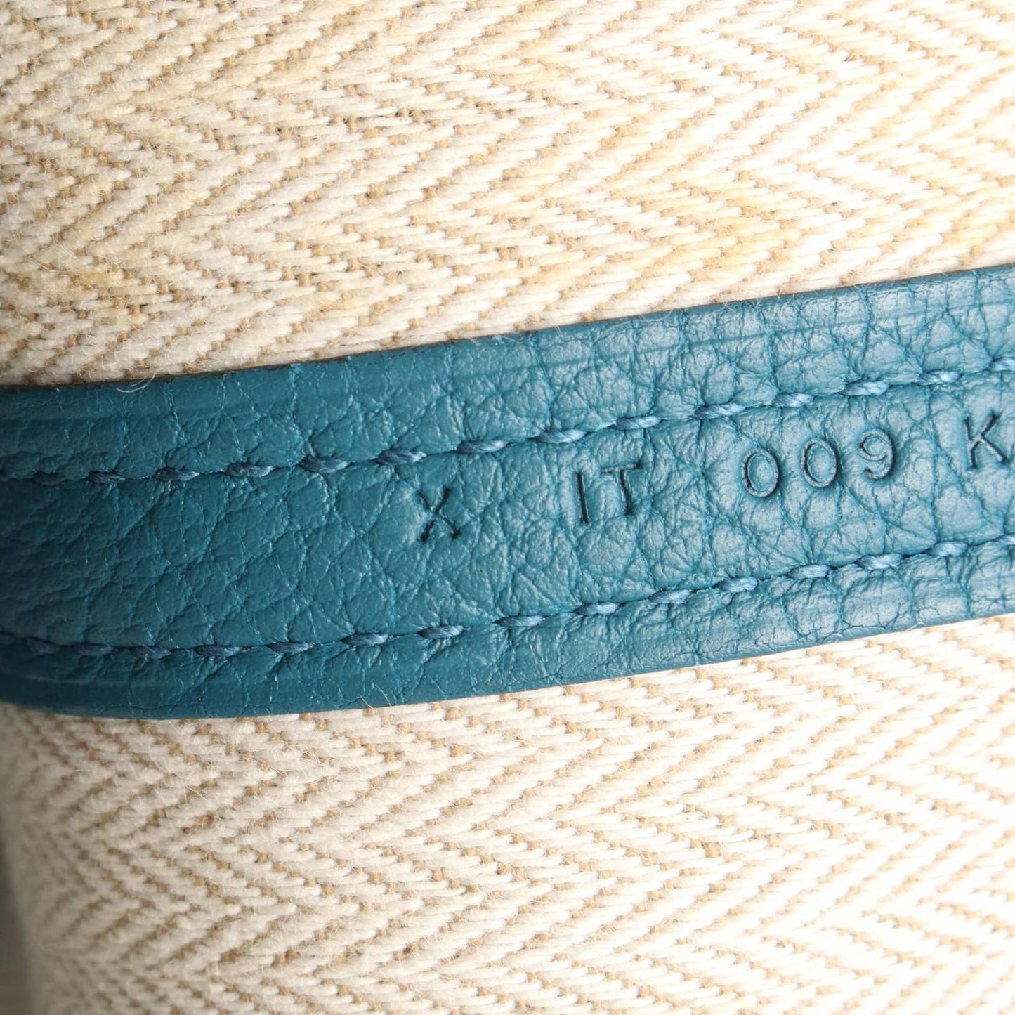 Hermes Tote Bag Garden Party PM Cobalt Leather — view 5