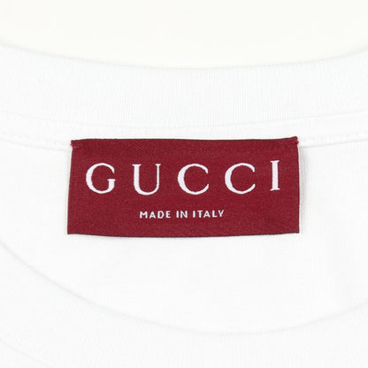 Gucci Short Sleeve T-Shirt Yuko Higuchi Cat Sequin Cotton — view 3