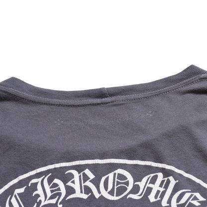 Chrome Hearts Long Sleeve Top Gray Horseshoe Logo Scroll Label — view 8
