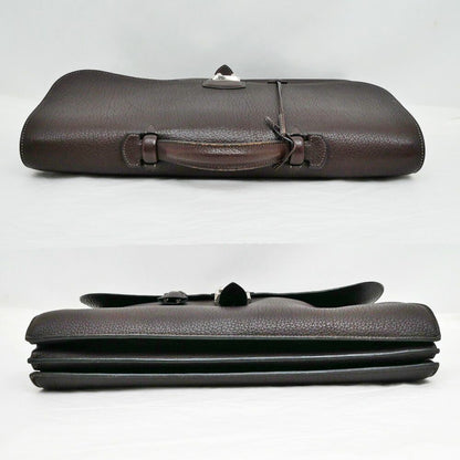 Hermes Sac A Depeches 41 Tote Bag Brown Construction Togo Business — view 4