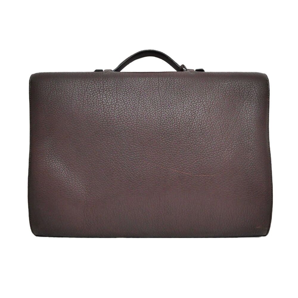Hermes Sac A Depeches 41 Tote Bag Brown Construction Togo Business — view 2