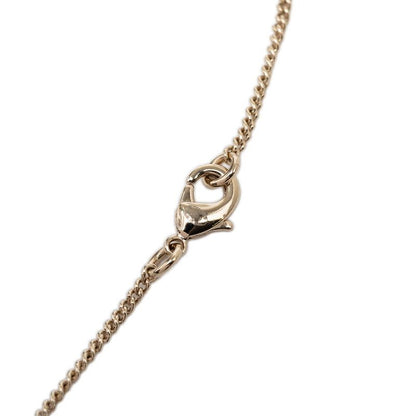 Chanel Heart CC Logo Necklace Gold Plated Rhinestone Bijuu — view 4