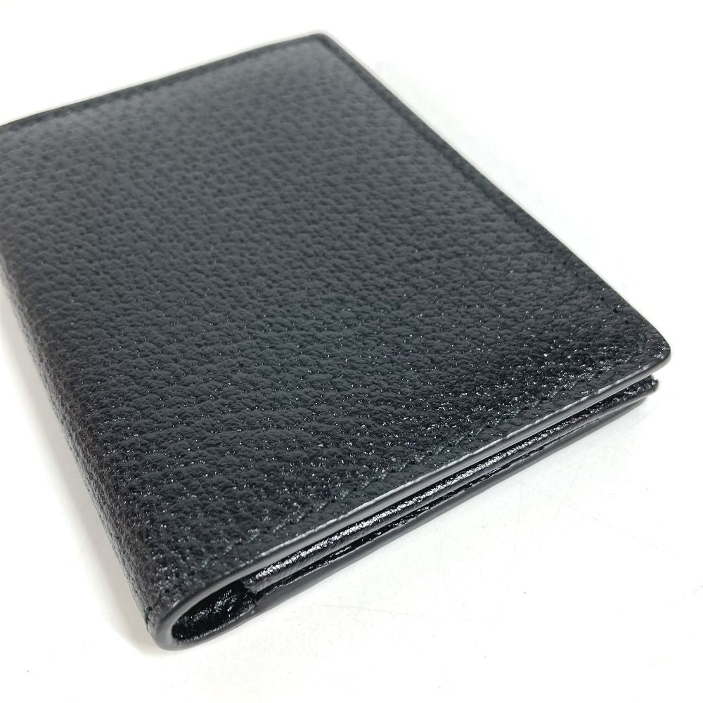 Gucci Card Case Double GG Logo Leather Black — view 5