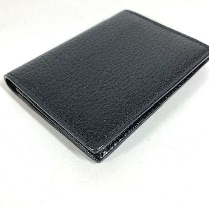 Gucci Card Case Double GG Logo Leather Black — view 6