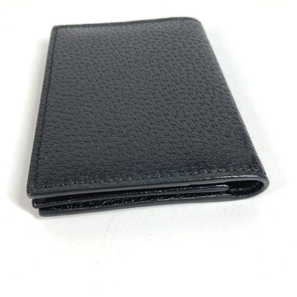 Gucci Card Case Double GG Logo Leather Black — view 3