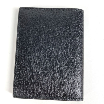 Gucci Card Case Double GG Logo Leather Black — view 2