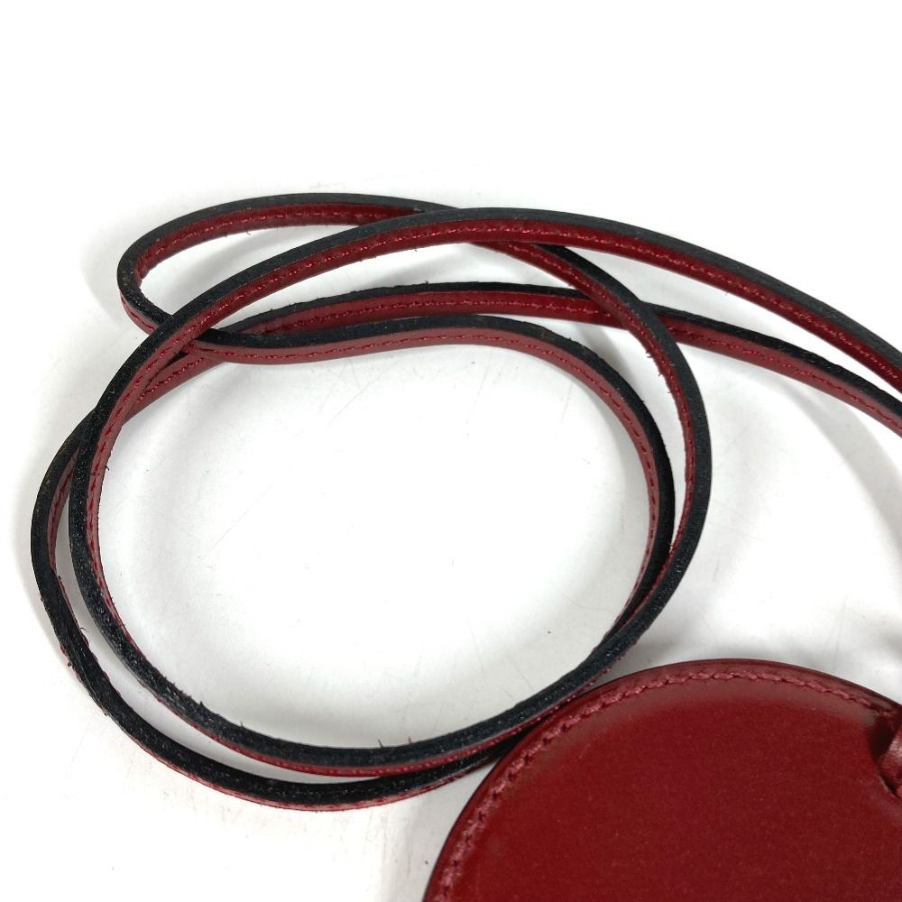 Hermes Necklace Mirror Leather Brown — view 6