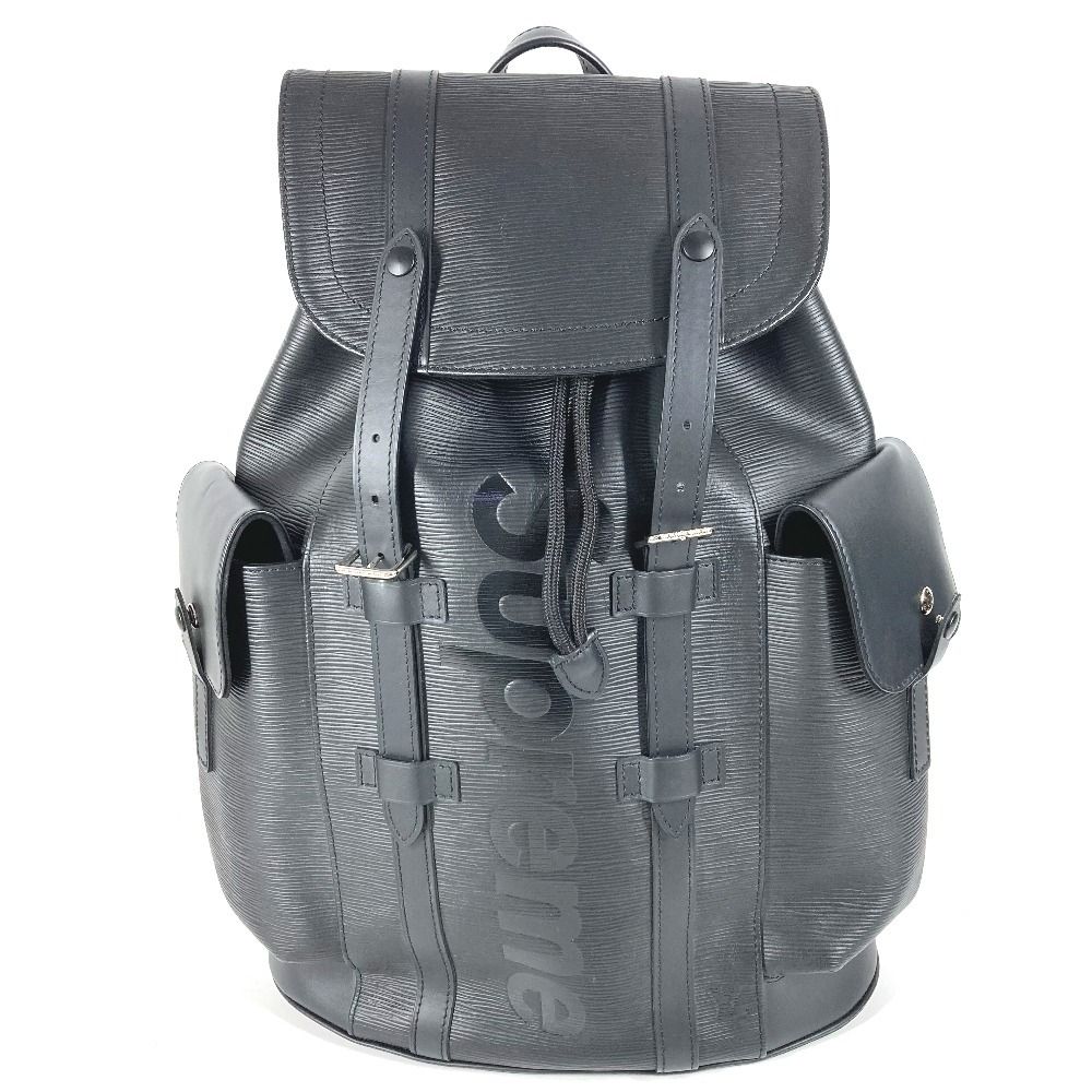 Louis Vuitton Backpack Christopher PM Epi Leather Noir Black