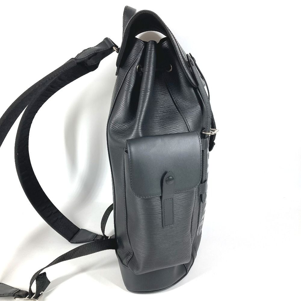 Louis Vuitton Backpack Christopher PM Epi Leather Noir Black — view 4