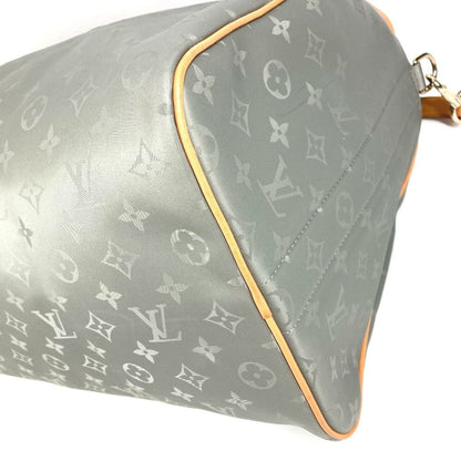 Louis Vuitton Boston Bag Keepall Bandouliere 50 Leather Canvas Gray — view 6