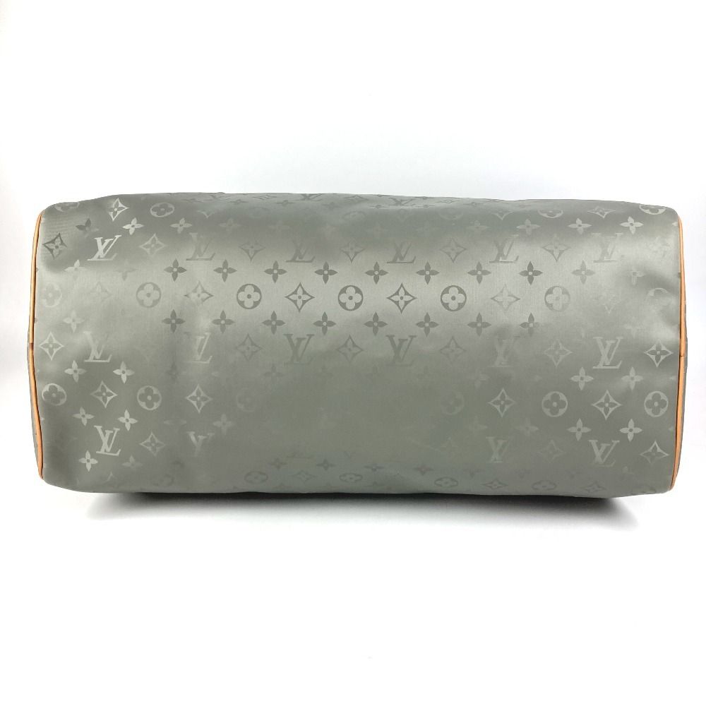 Louis Vuitton Boston Bag Keepall Bandouliere 50 Leather Canvas Gray — view 5
