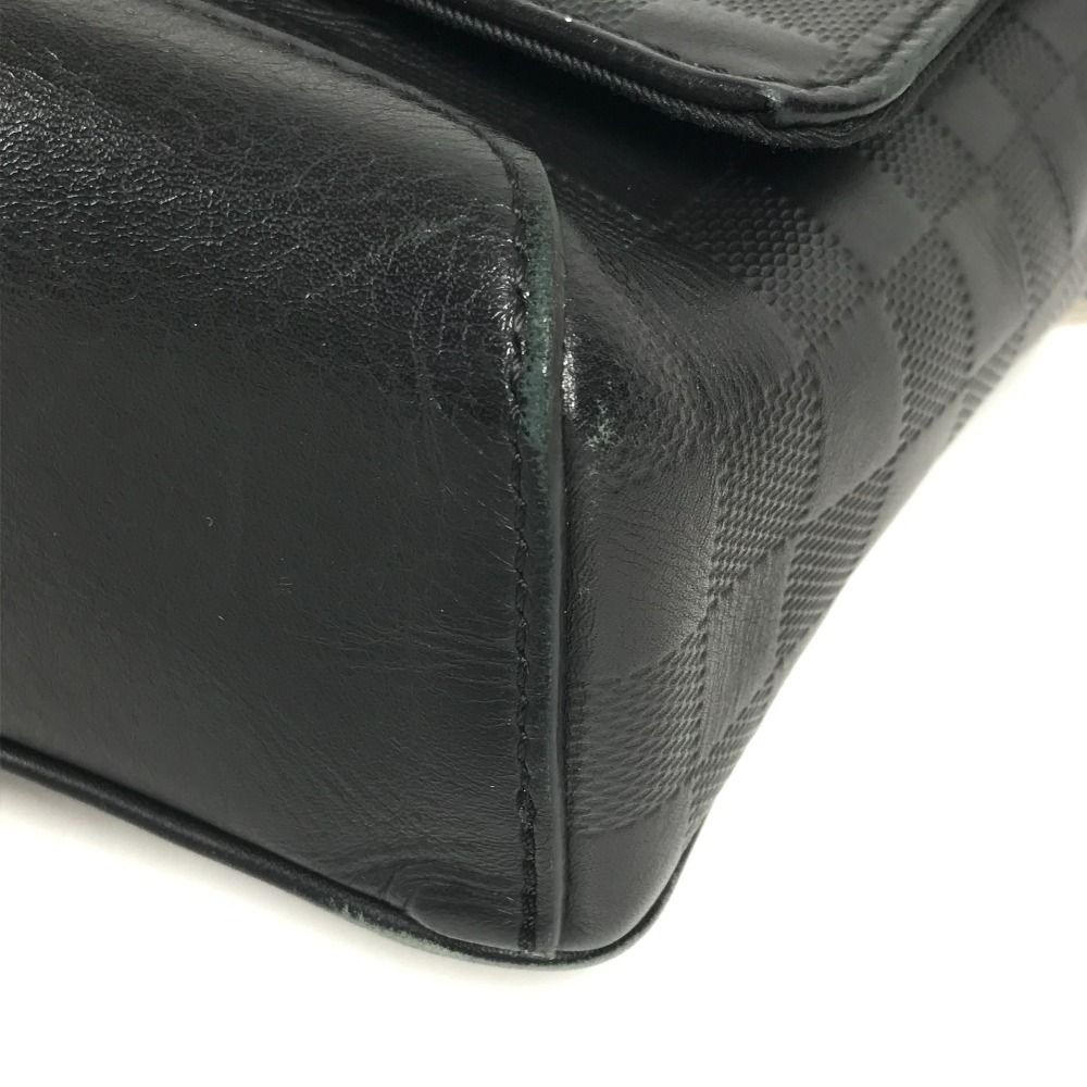 Louis Vuitton Shoulder Bag District PM Damier Infini Leather Onyx Black — view 6