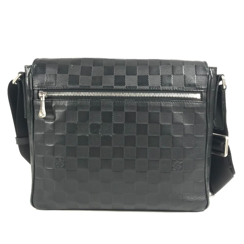 Louis Vuitton Shoulder Bag District PM Damier Infini Leather Onyx Black — view 2