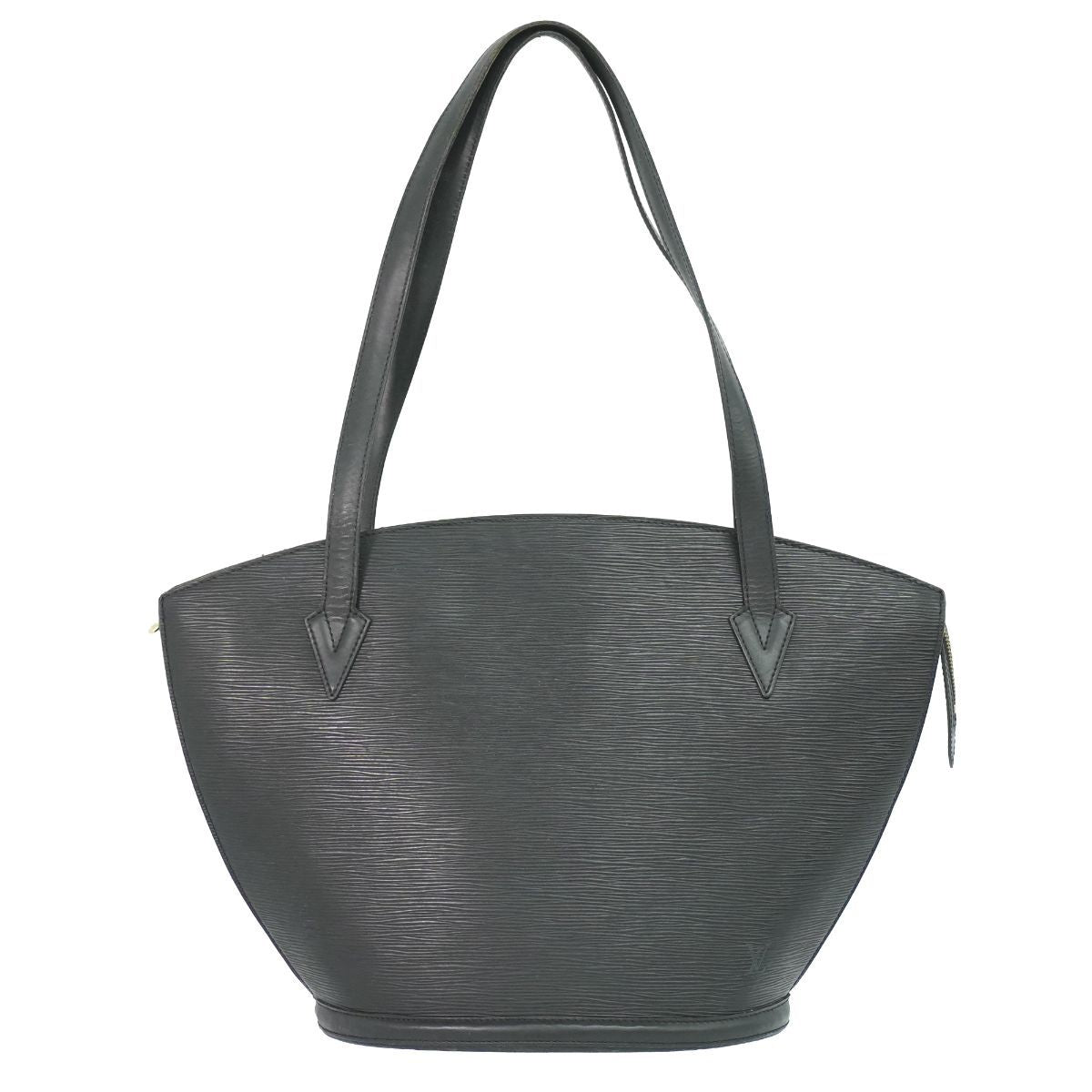 Louis Vuitton LV Saint Jacques Shopping Epi Leather Shoulder Bag Tote Black