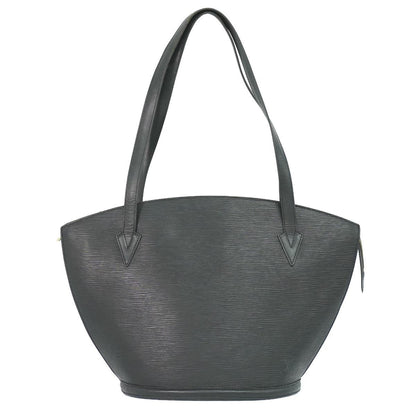 Louis Vuitton LV Saint Jacques Shopping Epi Leather Shoulder Bag Tote Black