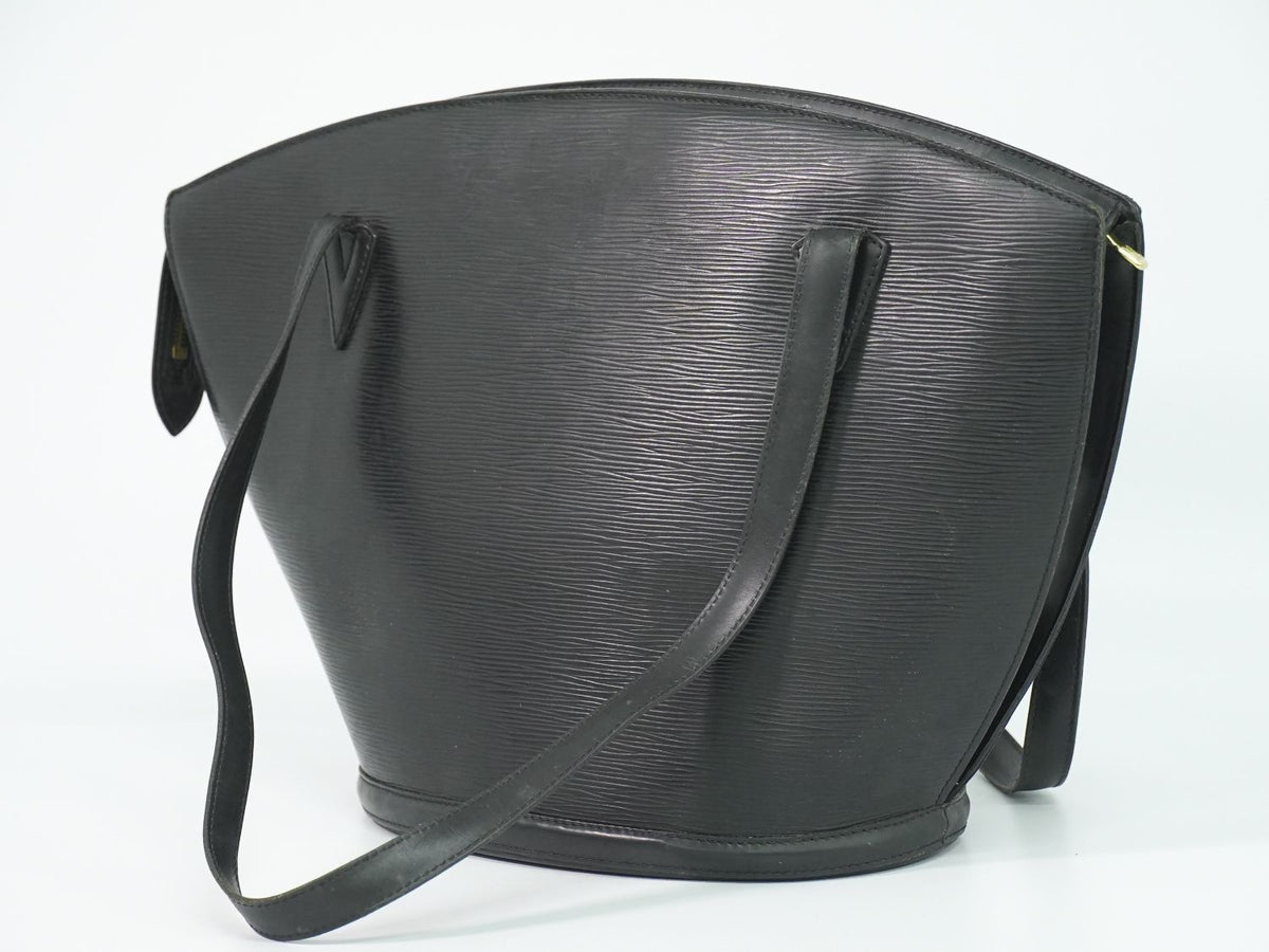 Louis Vuitton LV Saint Jacques Shopping Epi Leather Shoulder Bag Tote Black — view 2