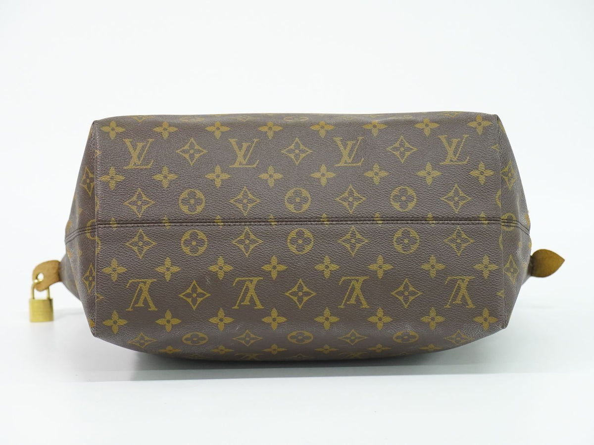 Louis Vuitton LV Jena MM Monogram Tote Shoulder Bag Brown Iena — view 3