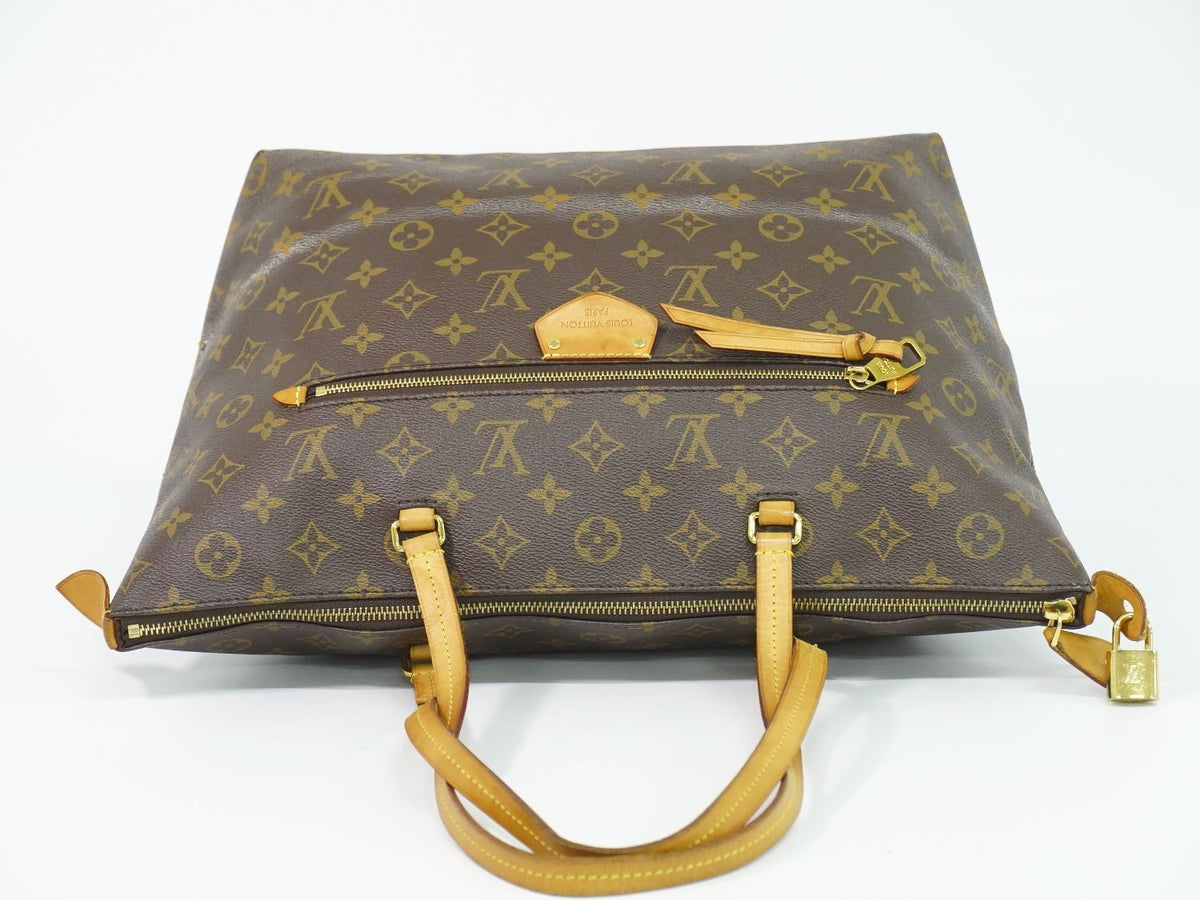 Louis Vuitton LV Jena MM Monogram Tote Shoulder Bag Brown Iena — view 5