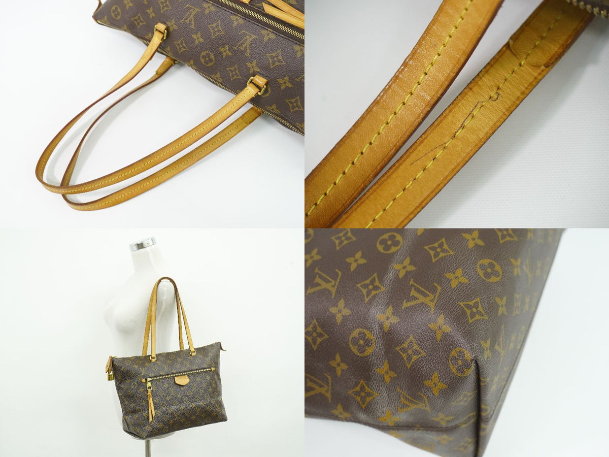 Louis Vuitton LV Jena MM Monogram Tote Shoulder Bag Brown Iena — view 6