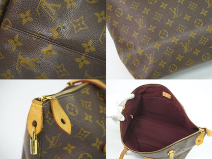 Louis Vuitton LV Jena MM Monogram Tote Shoulder Bag Brown Iena — view 7