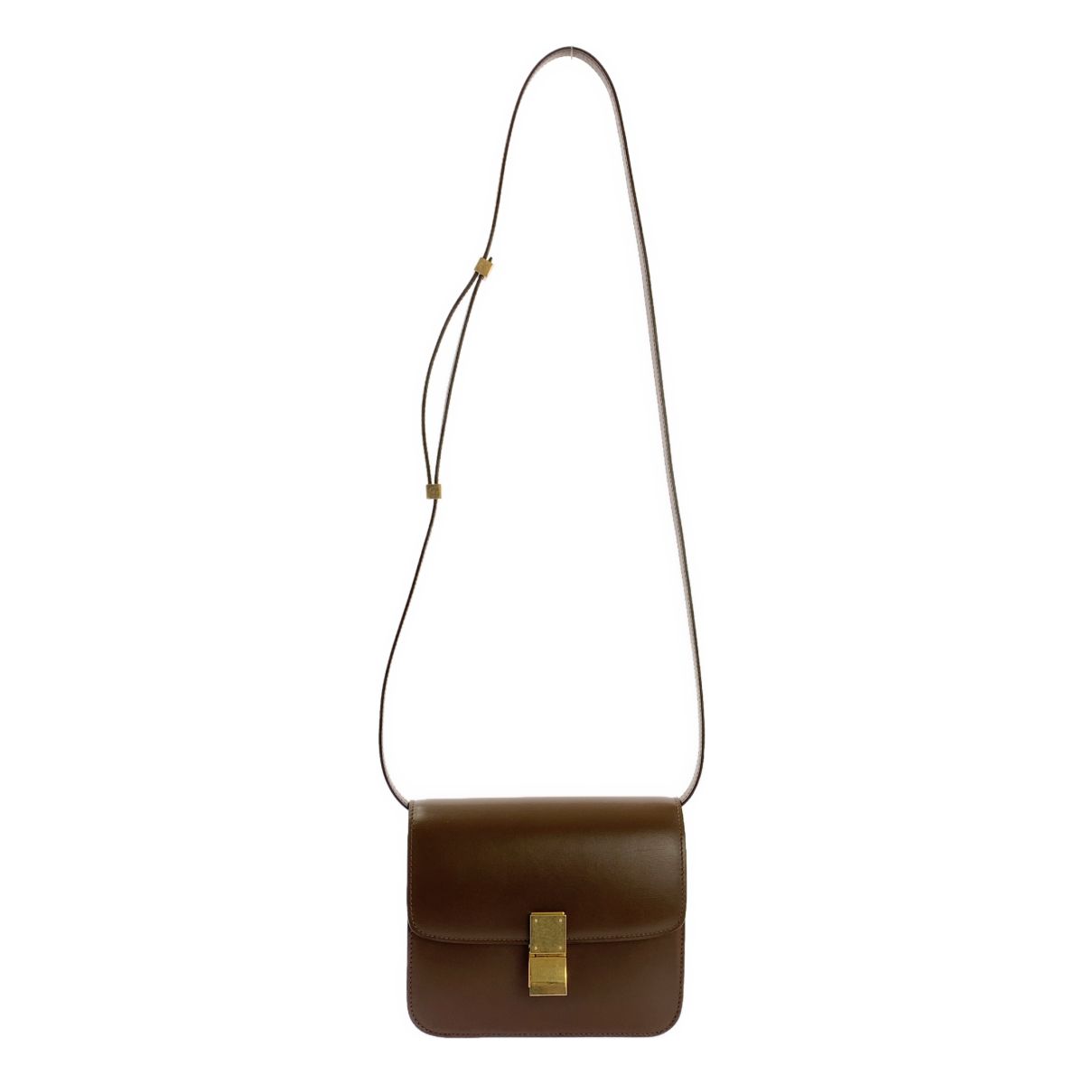 Celine Classic Box Small Shoulder Bag Brown