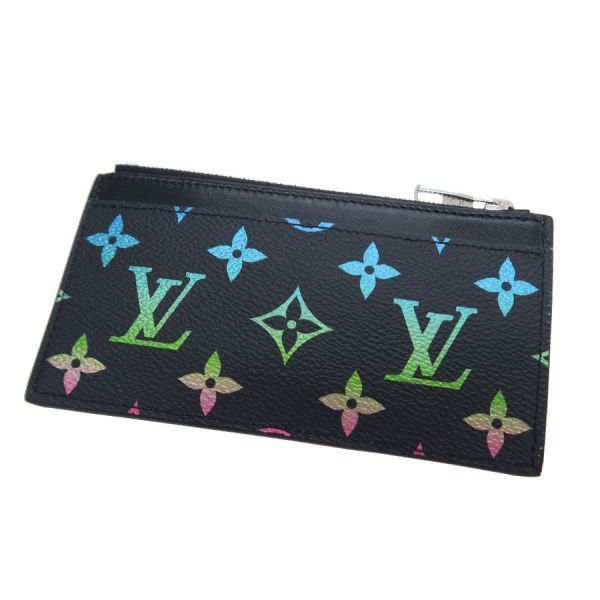 Louis Vuitton Monogram Coin Card Holder Gradient Black — view 3