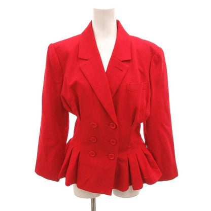 Dior Vintage Set Suit Jacket Skirt Peplum Ruffle 9 — view 2
