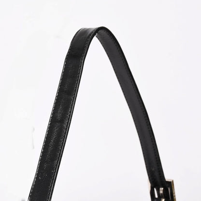 Fendi Mamma Baguette Handbag Cotton Jersey Black Silver — view 6