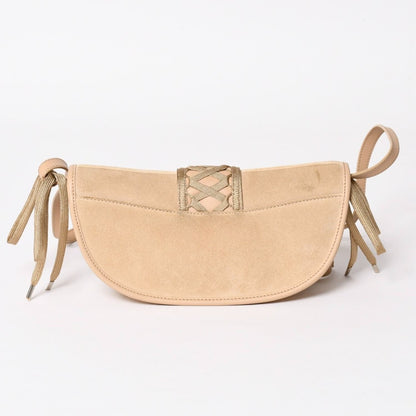 Dior Shoulder Bag Beige Silver — view 2