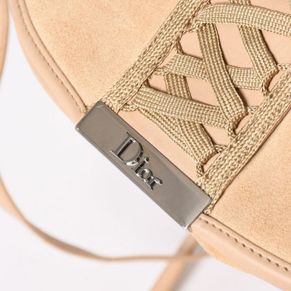 Dior Shoulder Bag Beige Silver — view 6