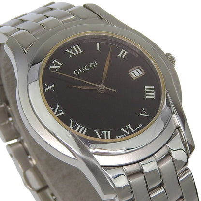 Gucci Class Stainless Steel Quartz Analog Display Black Dial Watch — view 3