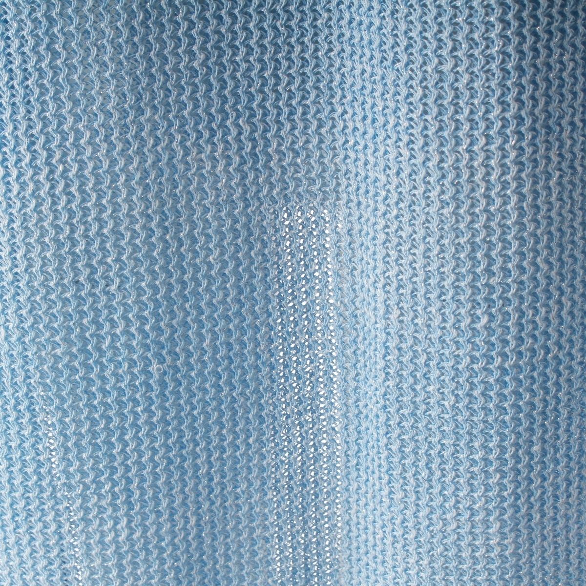 Chanel Linen Coco Button 4 Pocket Long Cardigan Light Blue 38 — view 8