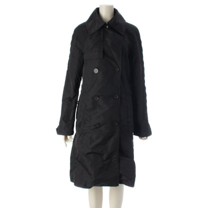 Gucci Nylon Era Double Breasted Coat Black 40