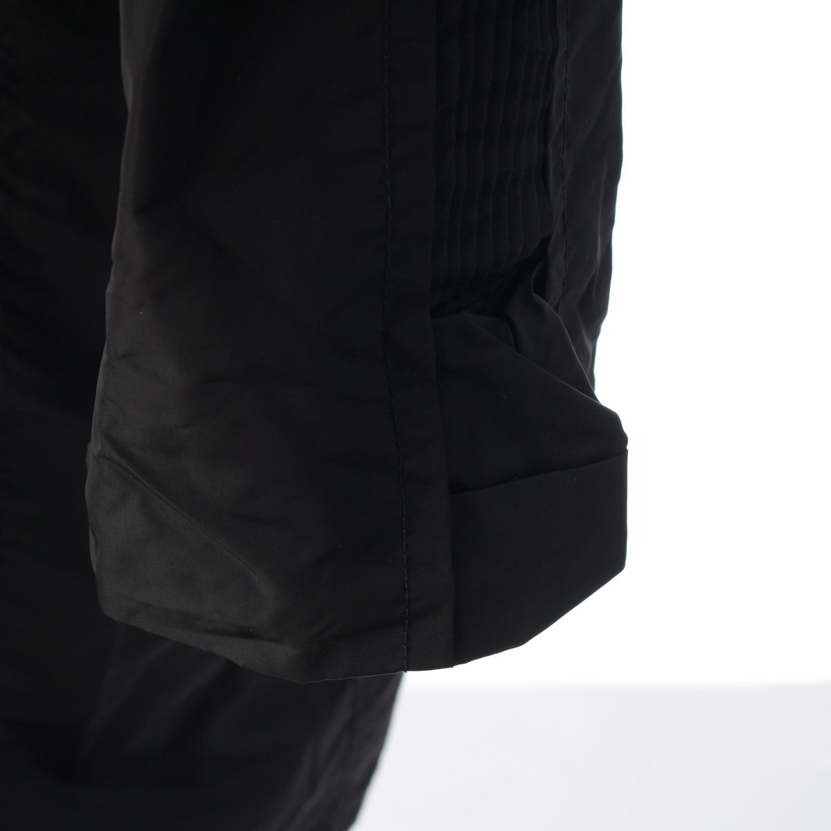 Gucci Nylon Era Double Breasted Coat Black 40 — view 6