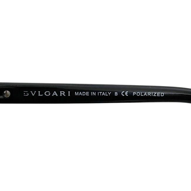 Bvlgari Sunglasses Black Serpenti Acetate Rhinestone Eyewear — view 8
