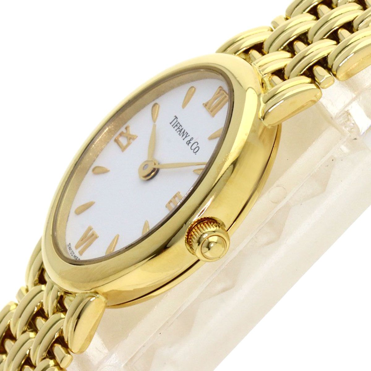 Tiffany & Co Oval Watch 18K Yellow Gold — view 5