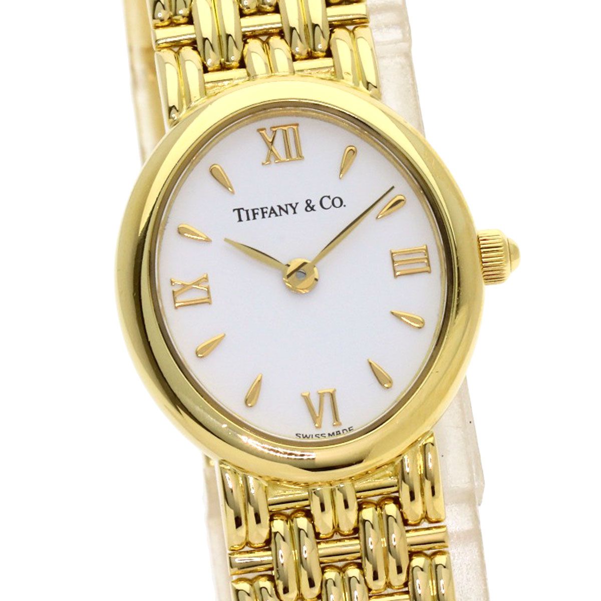 Tiffany & Co Oval Watch 18K Yellow Gold — view 4