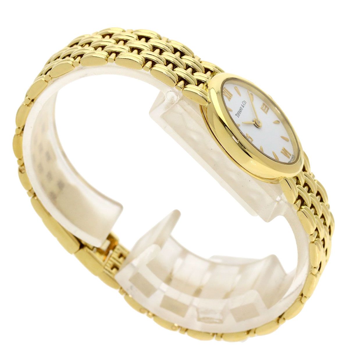 Tiffany & Co Oval Watch 18K Yellow Gold — view 2