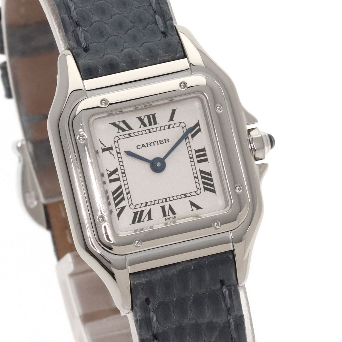 Cartier Panthère SM Watch 18K White Gold Leather — view 4