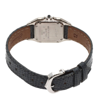Cartier Panthère SM Watch 18K White Gold Leather — view 7