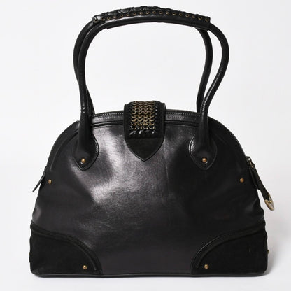 Dior Jeanne Handbag Calfskin Suede Galliano Era Metal Plate Studs Gold — view 2